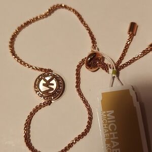 Michael Kors Rose Gold Chain Bracelet